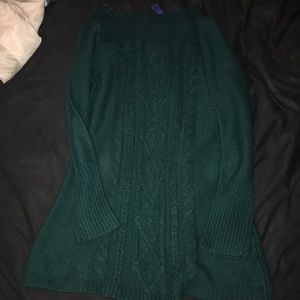 Dark Green Long Sweater